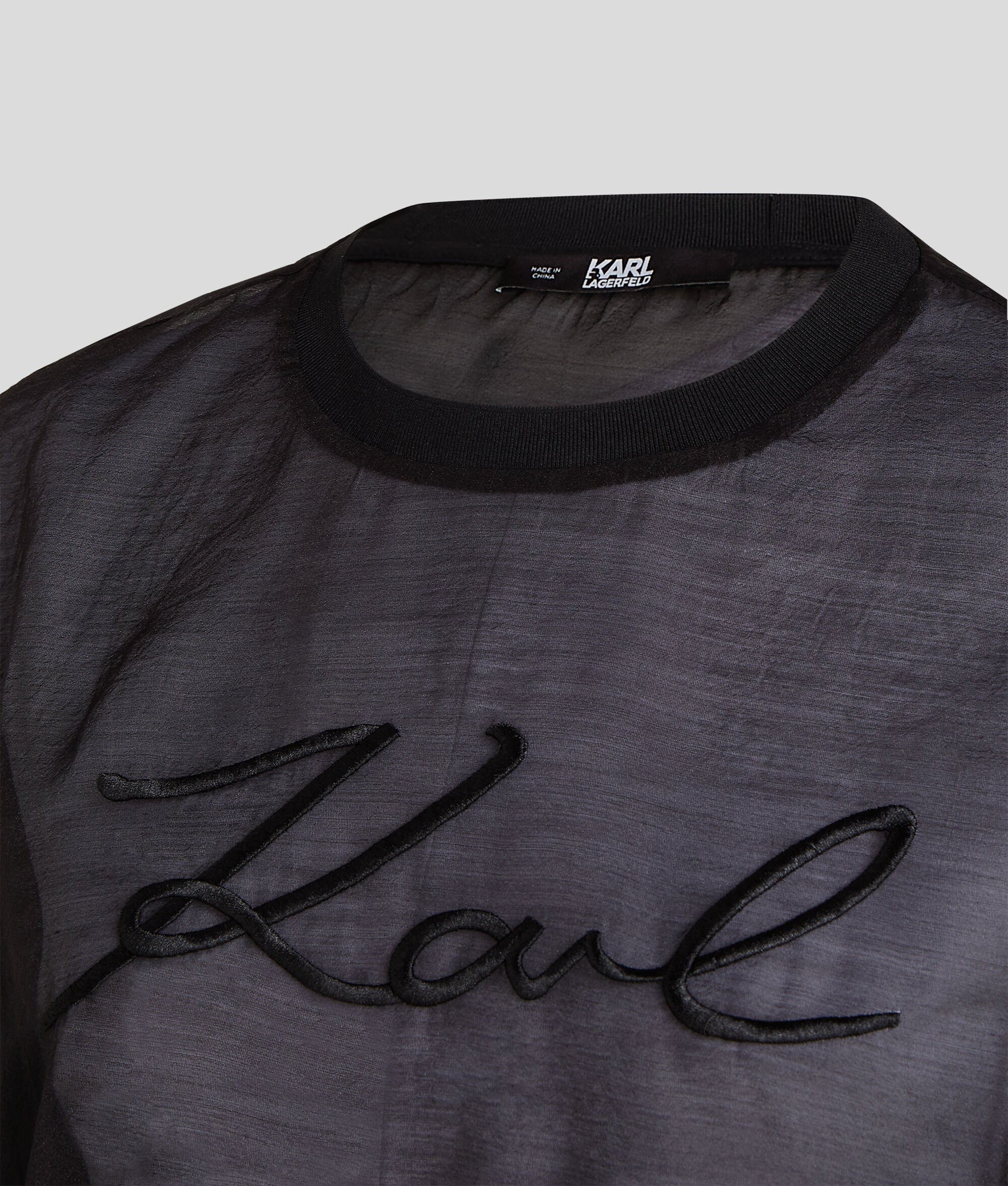 (image for) Convenient Karl Signature Organza T-Shirt